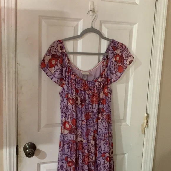 Flutter Short Sleeve A-Line Dress - Knox Rose NWT - Picture 3 of 7